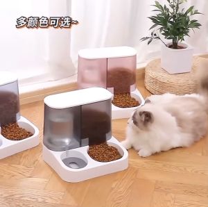 EGG Pet Automatic Food Water feeder 2.8L Dog Cat Large Capacity dispenser Pet Bowl COD