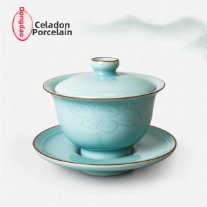 RUYAO | Personal Double Color Celadon Gaiwan