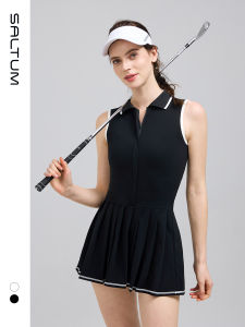SALTUM | Polo Collar Anti-See-through Sports Dress for Women