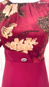 SALE BỎ MẪU - Đầm Trung Niên Trẻ Trung Thiết Kế Trang Nhã Thanh Lịch Sang Trọng Đi Tiệc Cho Bà Cho Mẹ U40 U50 tm1873