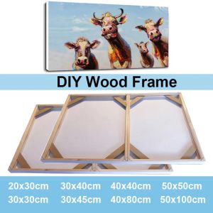 DIY Wooden Frame 30x45cm 40x80cm 50x100cm Decorative Painting Frame Poster Photo Frame Modern Home Decor Wall Picture Frame