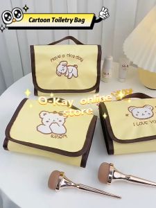 O-KAY Fashionable Travel Makeup Bag Set Wash Bag Cute Folding Storage Bag