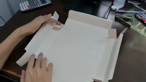 Hộp Tự Gấp Hộp Túi Quà Tặng Lông Vũ Màu Hồng Ánh Sao