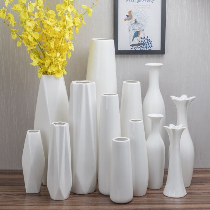 Floor Vase 60cm Large Ceramic Vase Small Fresh Vase Living Room Flower ...