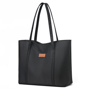 OUDENGPAI | Oxford Cloth Tote Bag Women 2024 New Large Capacity Shoulder Bag Handbag Black Single Shoulder Bag Canvas Modern Neutral Style