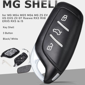 KEYECU Smart Remote Car Key Shell Case With 3 Buttons Fob for MG MG4 MG5 MG6 MG ZS EV HS EHS ZX GT Roewe RX3 RX8 ERX5 RX5 I6 I5