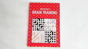 500 Brain Training Puzzles Activity Book (320 Pages)