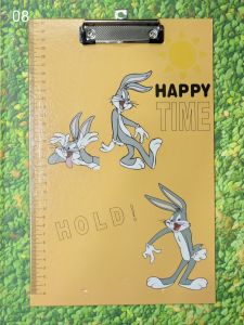 Papan Ujian Papan Jalan Clipboard Clip Board Karakter Lucu Ukuran 34 x 22 cm F4