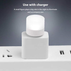 AN Lampu LED Mini Portabel/Lampu Baca Lampu Samping Tempat Tidur Lampu Perjalanan/Bohlam Darurat Serbaguna/Lampu Malam Colokan USB COD