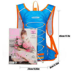 1PCS Waterproof Hydration Backpack with Helmet Mesh&Reflective Stripes-Lightweight Running with 1L Water Bladder for Men & Women