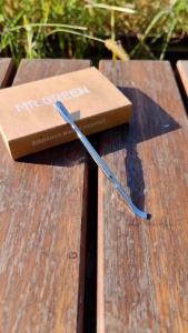 MR.GREEN Cuticle Pusher Double Ended Stainless Steel Nail Dirt Cleaner Remover Manicure Tool