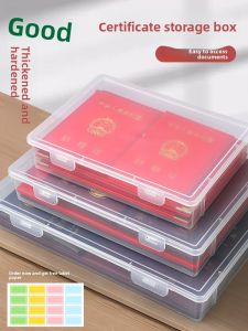 Good | Plastic Transparent File Storage Box for HR & Accounting Documents A4 & A5