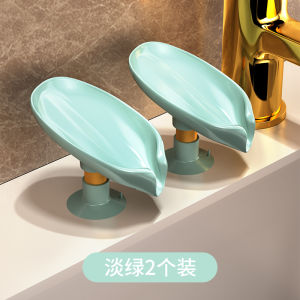 กล่องใส่สบู่ชั้นวางสบู่แบบแขวนผนังใช้ในบ้านเคาน์เตอร์ระบายน้ำไม่ต้องเจาะรูอุปกรณ์วิเศษหรูหราเบาๆสำหรับหอพักนักเรียน