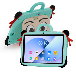BDF | 7 Inch New Cartoon Pattern Tablets For Study Education Games Childrens Gifts 4GB+64GB ROM Quad Core Dual Cameras WiFi Tablet PC