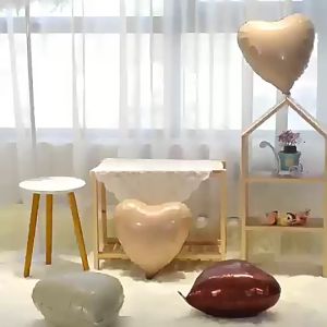 5PCS/18inch Heart Foil Balloons Valentines Day Mothers Day Anniversary Wedding I Love You Decor Party