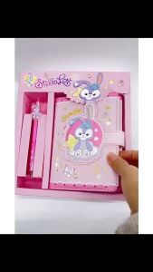 สมุดโน๊ต ลายการ์ตูนคิตตี้ ชินนาม่อนโรล เครื่องเขียน สําหรับเด็ก