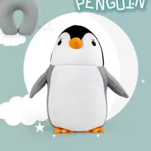 U-Shaped Memory Foam Supports Your Head Your Head Caring For Shoulder And Neck Two In One Travel Adult  Children Penguin U-Shaped Pillow