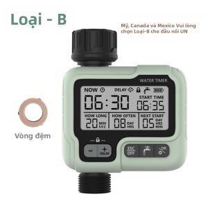 Bộ Hẹn Giờ Tưới Nước Tự Động Kỹ Thuật Số HCT-322 Cho Hệ Thống Tưới Phun Ngoài Trời Thông Minh Tiết Kiệm Thời Gian Và Nước