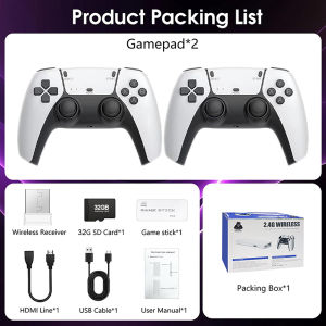 M15 4K Video Game Console Game Stick Retro Handheld Game Player Plus Built-in 3/40000 Games For GBA/SFC/Arcade Game Boy Gift