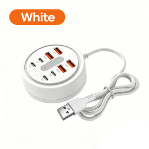 other | 8 in 1 Fast Charging Multi-functional Expansion Dock USB A Type C Mobile Phone Charging Socket Converter For Travel Home Office