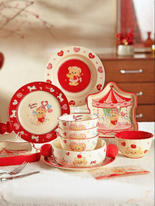 MODERN SWEETHOME | Underglaze Color Tableware Red