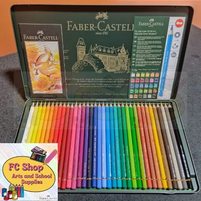 Faber-Castell Polychromos 36 Pieces Metal Case or Studio Box set
