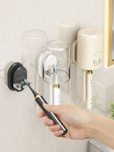 Hourleey | Drill-free Wall Mounted Bathroom Organizer Set