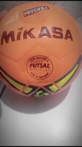 BOLA FUTSAL MIKASA SIZE 4 - BOLA FUTSAL MIKASA POTENZA - BOLA FUTSAL MIKASA BAHAN PVC MODEL TEMPEL PRESS