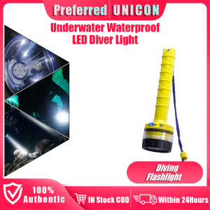 Underwater 1200LM L2 Divers Flashlight 10W 6V Led 200M Depth Torch Lamp Waterproof Diving Fishing Flashlight