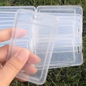 1/3/5Pcs Waterproof Transparent Card Cover Staff Workers Tag Women Men Student Bus Card Case ID Card Sleeve