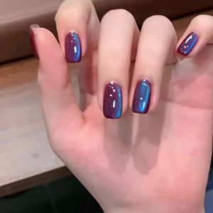 WS 10ml Blue Purple Sea Cat Eye Magnetic Gel 2025 New Ultra Shine Semi Permanent Soak Off UV Gel Autumn Nail Art Varnish