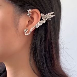 Anti Karat Dan Tidak Luntur Anting Manset Telinga Peri Peri Estetika/ Anting Wanita Anting Elf
