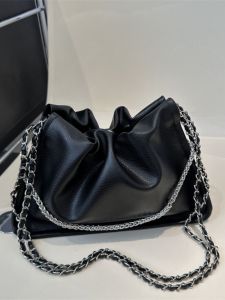 กระเป๋าสะพายข้างผู้หญิงแบบสะพายไหล่ข้างเดียวสไตล์เกาหลี ทรงสี่เหลี่ยม ลายพันธุ์เส้นใย ทรงแบน ปิดด้วยซิป