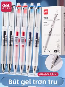 deli | Bút Viết Kiểm Tra Trơn Tru Có Tác Động Nhấn Mượt Mà Đỏ Xanh