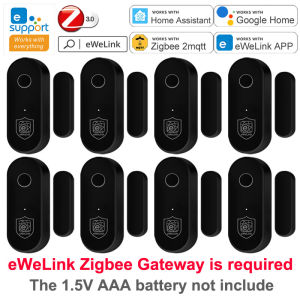 Zigbee Smart Door Window Sensor Home Open /Closed Detectors EWeLink App Control Security Alarm Work With Alexa Google Home Alice