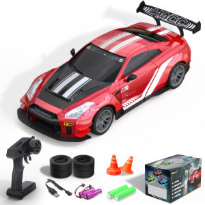 RACENT RC Drift Car High Speed Remote Control Car 4WD RC Cars with LED Light Racing and Drifting Wheels With 2 Batteries Toy for Boys Girls and Kids