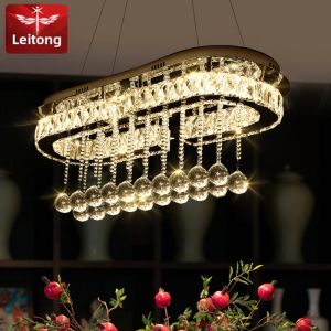 LEITONG | Creative Modern Rectangular Crystal Chandelier