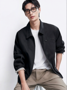 MIANXIANSHENG | Relaxed Fit Barn Style Detroit Jacket