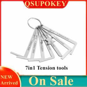 7IN1PCS  Tension Tool Full Set For Bigginner Locksmither kit