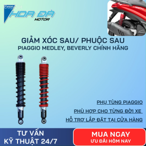 Giảm Xóc Sau/ Phuộc Sau Chính Hãng Cho Xe Piaggio Medley Beverly Hoa Đà Motor