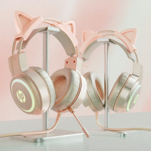 HP | Tai Nghe Chơi Game Over-Ear Thiết Kế Tai Mèo