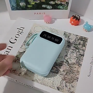 PowerBank 12000 mAh mini size with 4 usb fast charging Lightweight LED Senter Display power bank Portable Power Bank