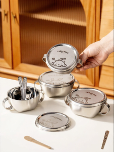 onlycook | 316 Stainless Steel Baby and Child Feeding Bowl