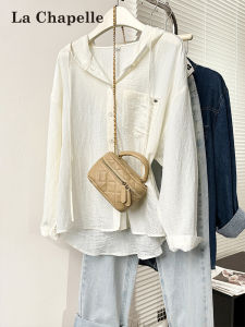 La Chapelle | Sun Protection See-Through Loose Hooded Shirt