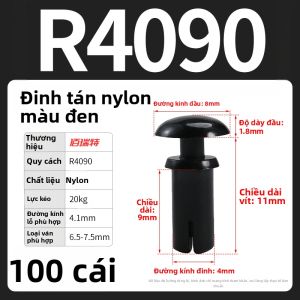 BAIRUITE | Móc Nhựa Nilon Ghép R-type