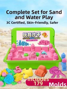 JOYLONG | Non-Toxic No-Stick Toy Magic Sand Kit