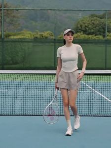heytopbbg | Tennis Fitness T-Shirt Breathable Fitted