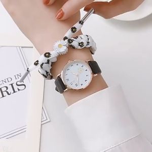 Jam Tangan Wanita Daisy Kalep Sintesis / Jam Tangan Casual Wanita