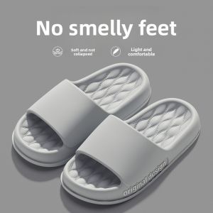 MONLEYTA | Mens Indoor Slippers Anti-Odor Summer New Thick Bottom Non-Slip Bath Slippers Comfortable Wear For Home And Outdoor Use