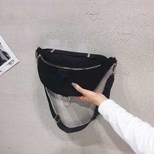 Oxford Cloth Saddle Bag Womens Crossbody Bag Colorful Wide Strap Fashionable Versatile Shoulder Bag Casual Style Backpack